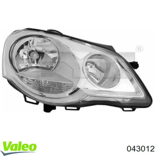 Do koszyka 043012 VALEO Reflektor lewy