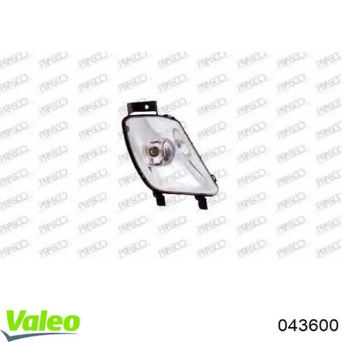Lampa przeciwmgielna prawa VALEO 043600 cena, od 51,47 USD