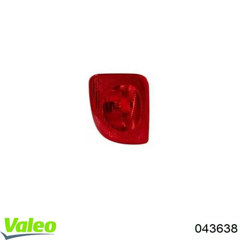 Do koszyka 043638 VALEO Przednia lampa przeciwmgielna tylna prawa