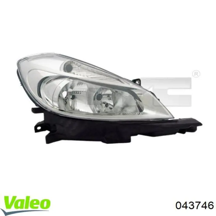 043746 VALEO Reflektor lewy