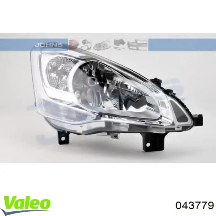 Do koszyka 043779 VALEO Reflektor prawy