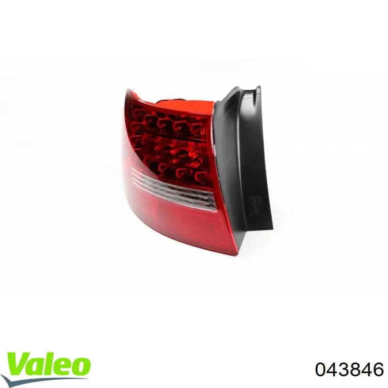 Lampa zespolona tylna lewa zewnętrzna VALEO 043846 cena, od 193,36 USD