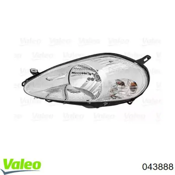 Do koszyka 43888 VALEO Reflektor lewy