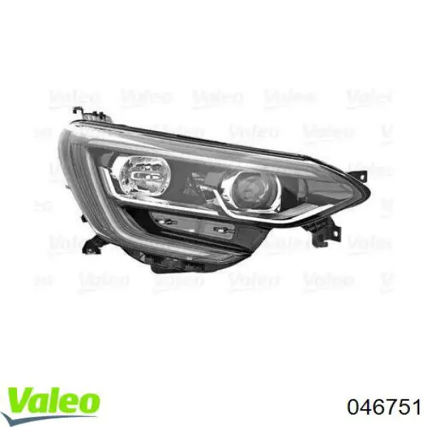 Reflektor prawy VALEO 046751 cena, od 379,94 USD