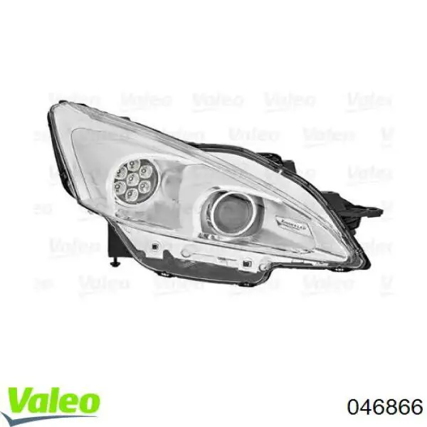 046866 VALEO Reflektor lewy