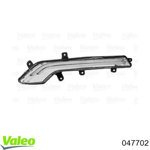 Reflektor do jazdy dziennej lewy VALEO 047702 cena, od 285,40 USD
