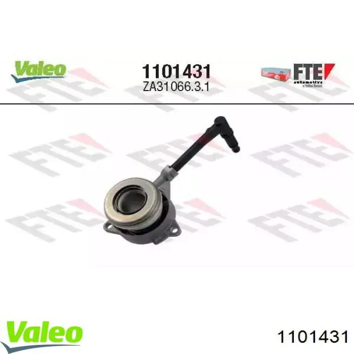 Cylinder roboczy sprzęgła (wysprzęglik) w komplecie z łożyskiem wyciskowym VALEO 1101431 cena, od 51,01 USD