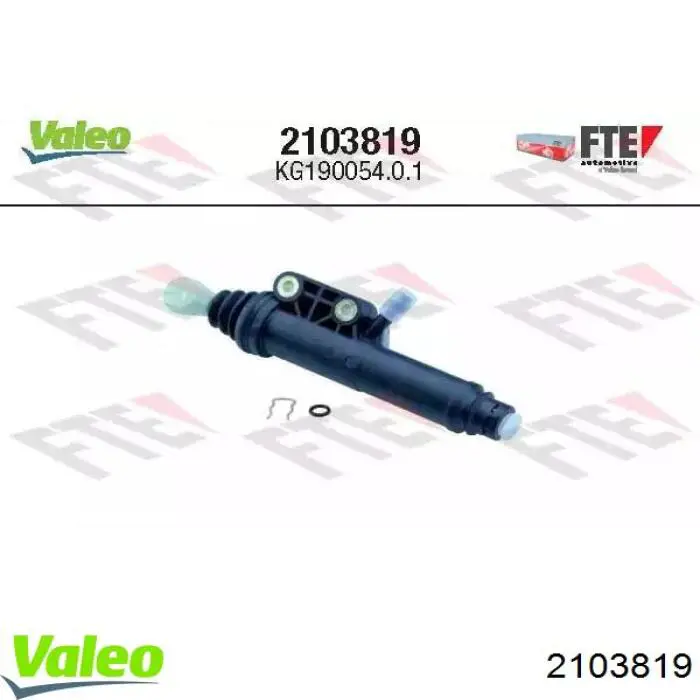 Cylinder sprzęgła główny VALEO 2103819 cena, od 34,07 USD