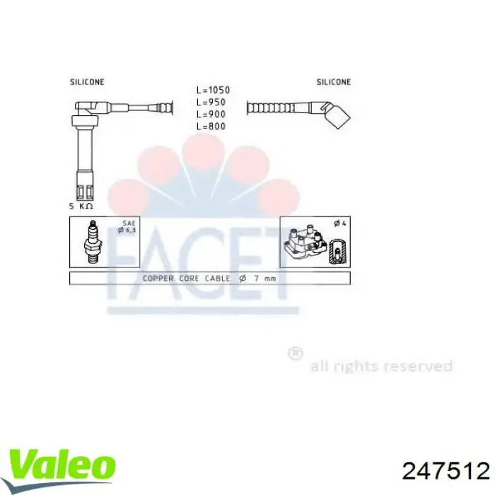 Korek wlewu paliwa VALEO 247512 cena, od 7,57 USD