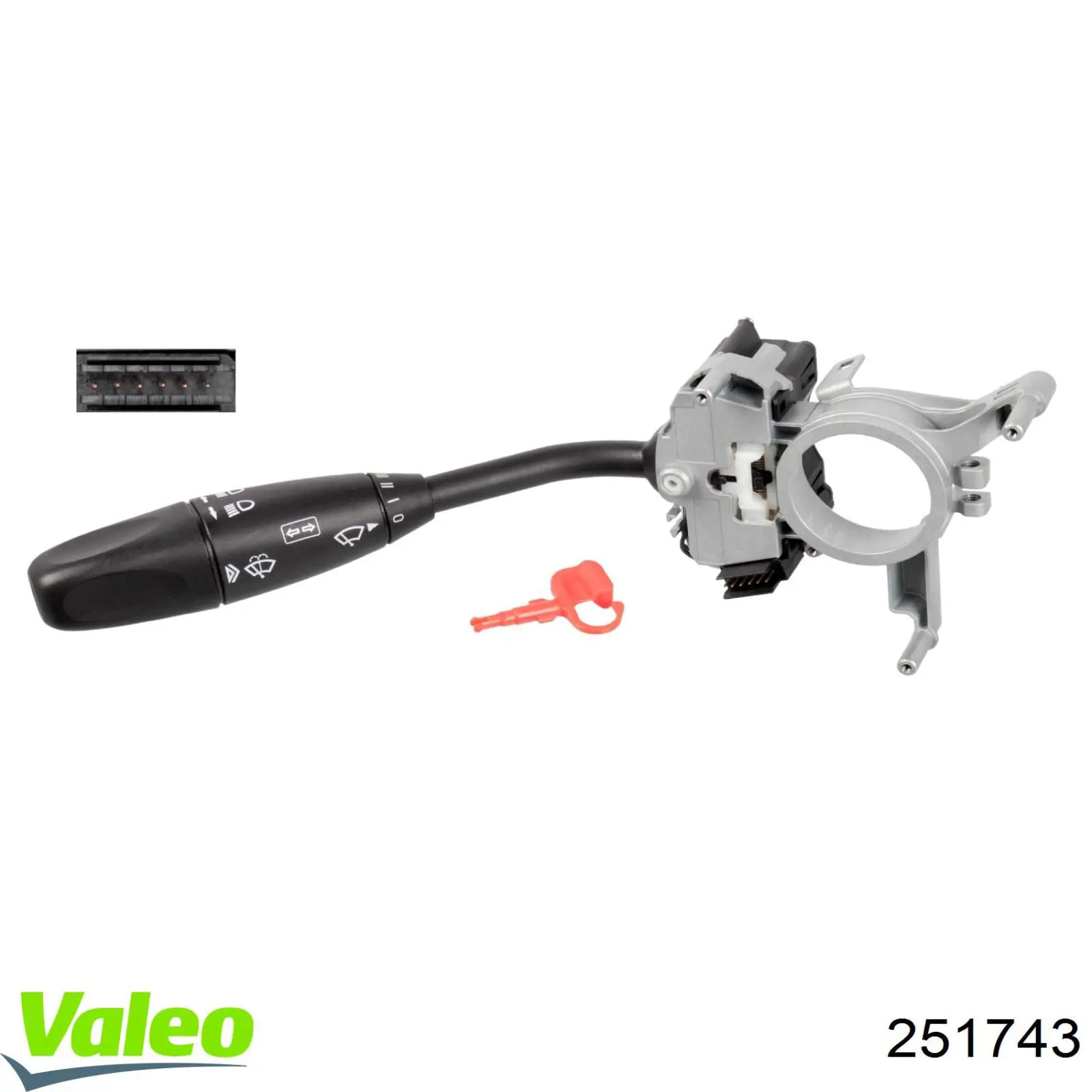 Przełącznik zespolony lewy VALEO 251743 cena, od 86,08 USD