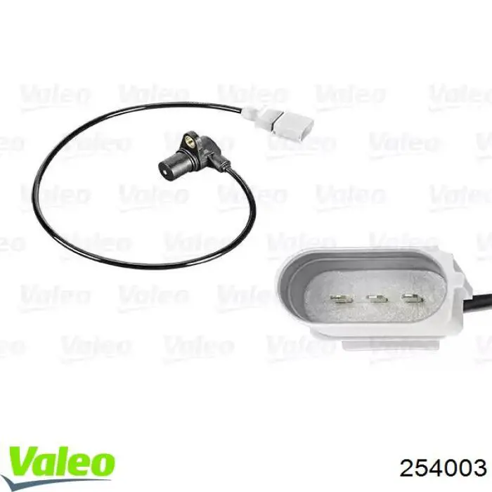 Czujnik położenia wału korbowego VALEO 254003 cena, od 14,65 USD