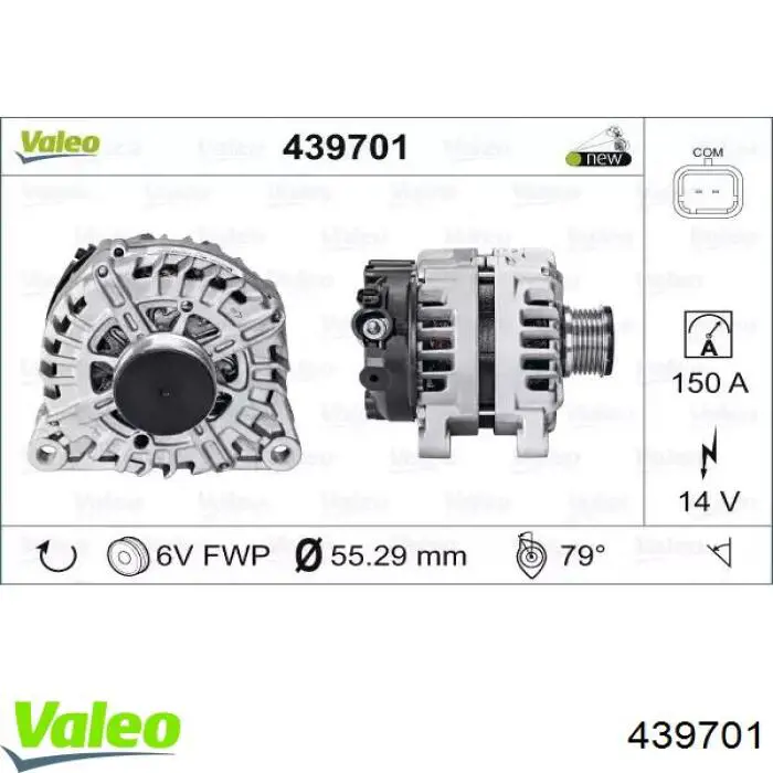 439701 VALEO alternator