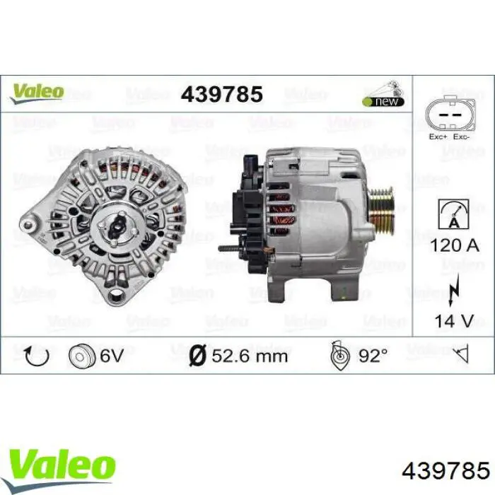 A0061516401 Mercedes Alternator