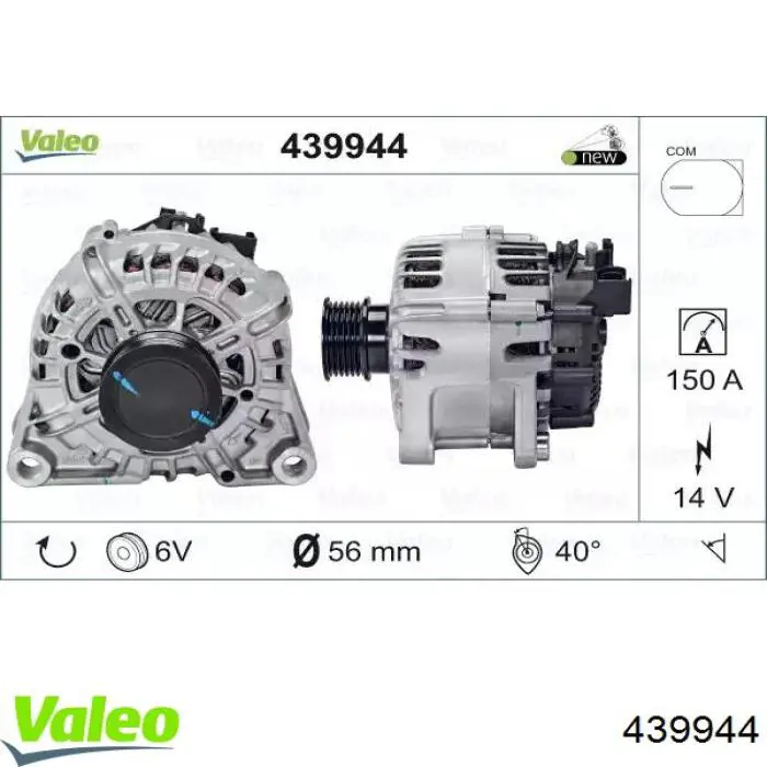 439944 VALEO alternator