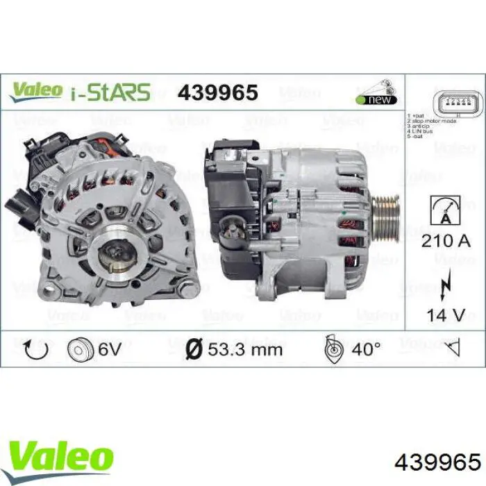 Do koszyka 9807970180 Peugeot/Citroen Alternator