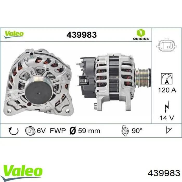 Alternator Renault (RVI) TG12C241 cena, od 90,24 USD