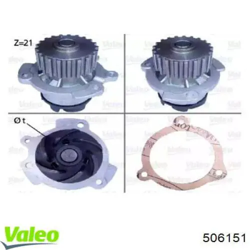 Pompa chłodząca wodna Rider 211141307010 cena, od 24,26 USD