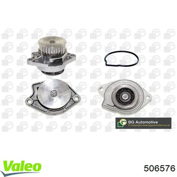 Do koszyka 506576 VALEO Pompa chłodząca wodna