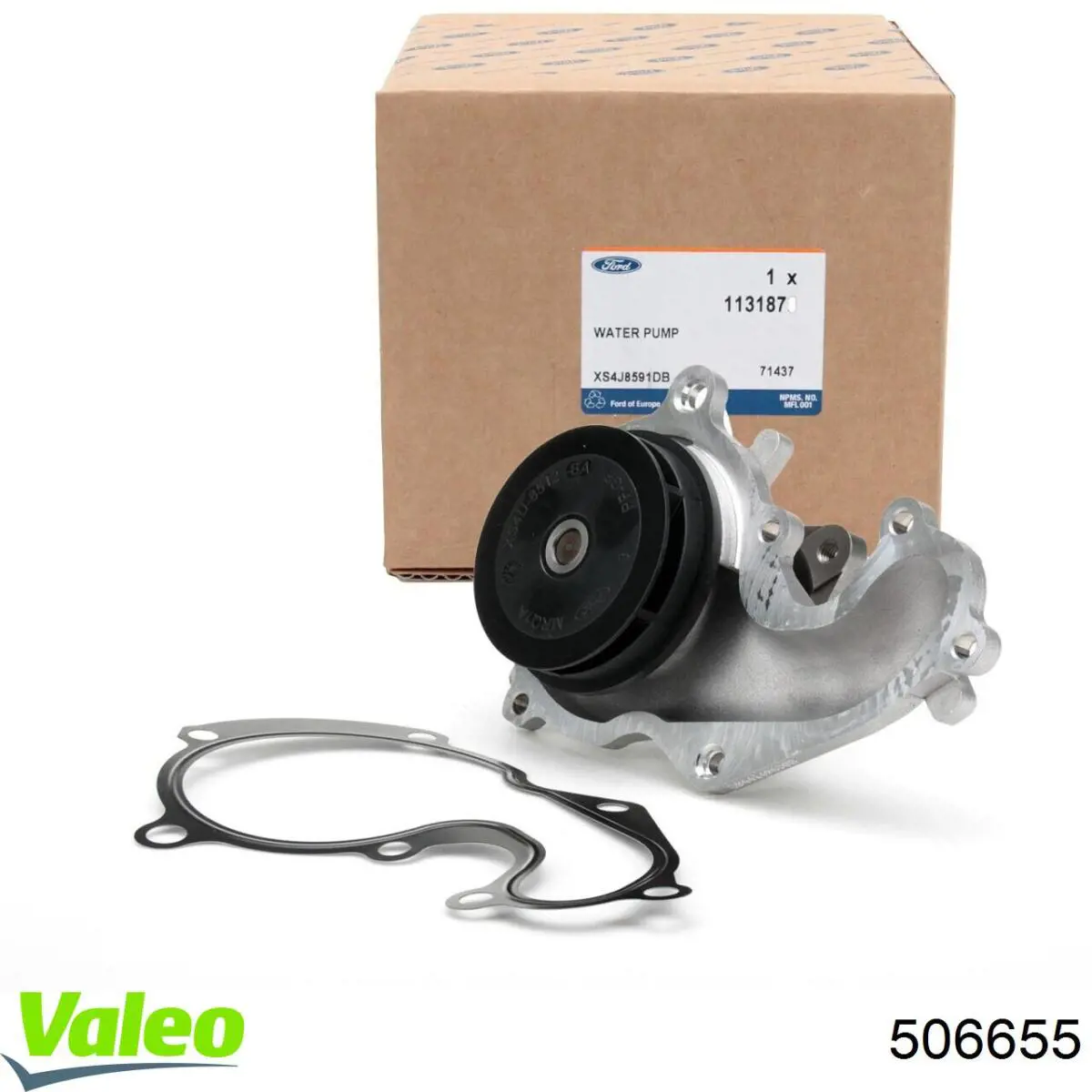 Do koszyka 506655 VALEO Pompa chłodząca wodna
