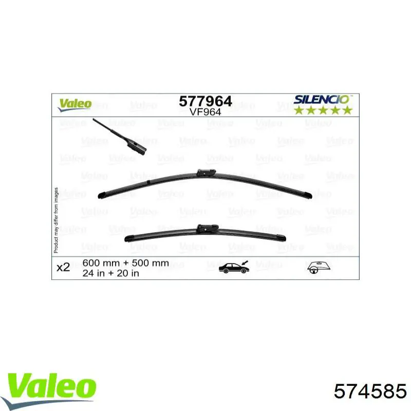 Pióro wycieraczki szyby tylnej Denso DF327 cena, od 17,58 USD