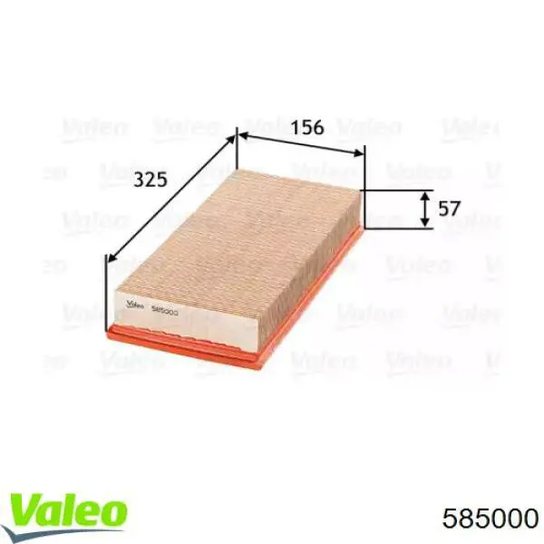585000 VALEO Filtr powietrza