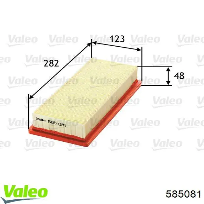 585081 VALEO Filtr powietrza