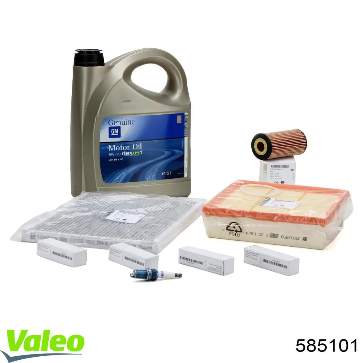 Do koszyka 585101 VALEO Filtr powietrza