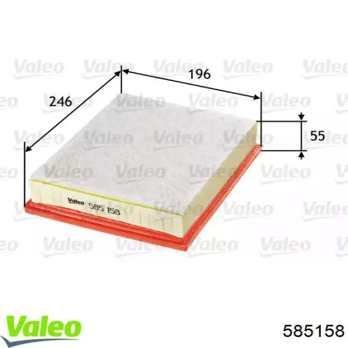 585158 VALEO Filtr powietrza