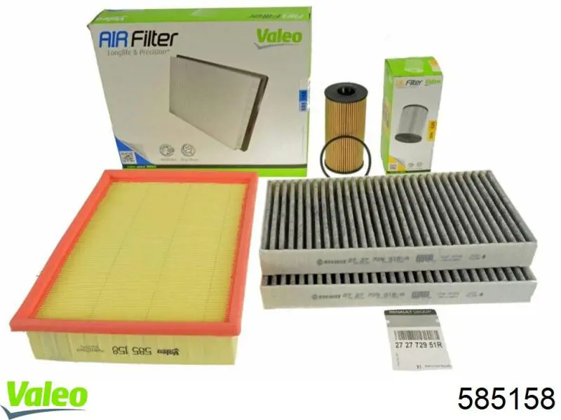 Filtr powietrza VALEO 585158 cena, od 11,15 USD