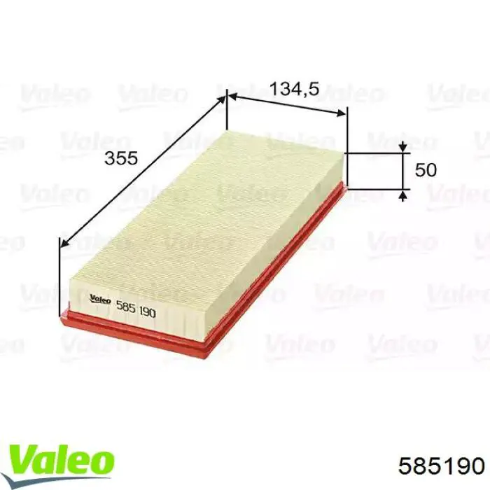 585190 VALEO Filtr powietrza