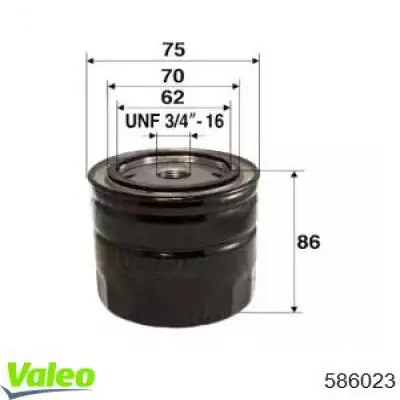 Filtr oleju VALEO 586023 cena, od 10,32 USD
