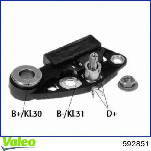 592851 VALEO mostek prostowniczy alternatora = moster diodowy alternatora