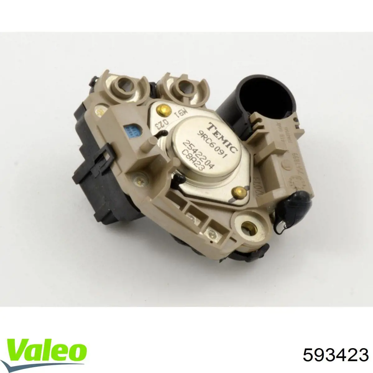 Do koszyka 593423 VALEO Regulator alternatora (przekaźnik ładowania)
