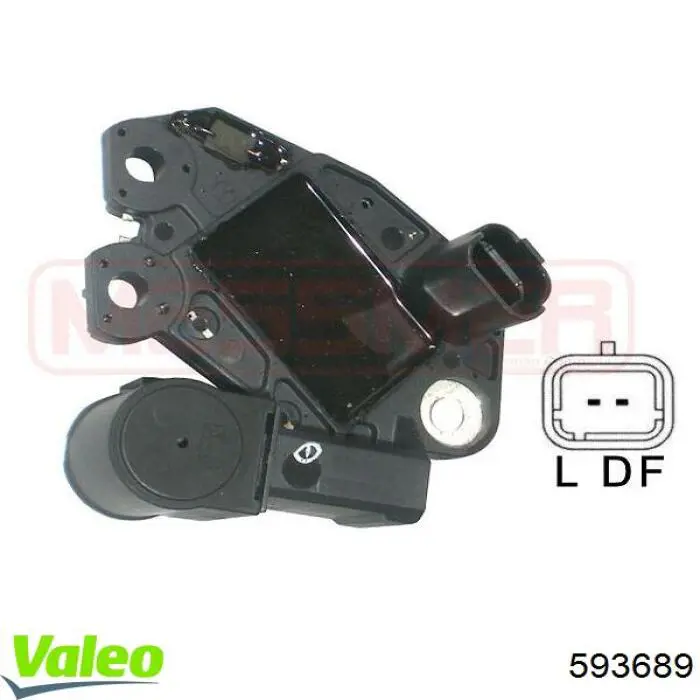 Regulator alternatora (przekaźnik ładowania) VALEO 593689 cena, od 42,06 USD