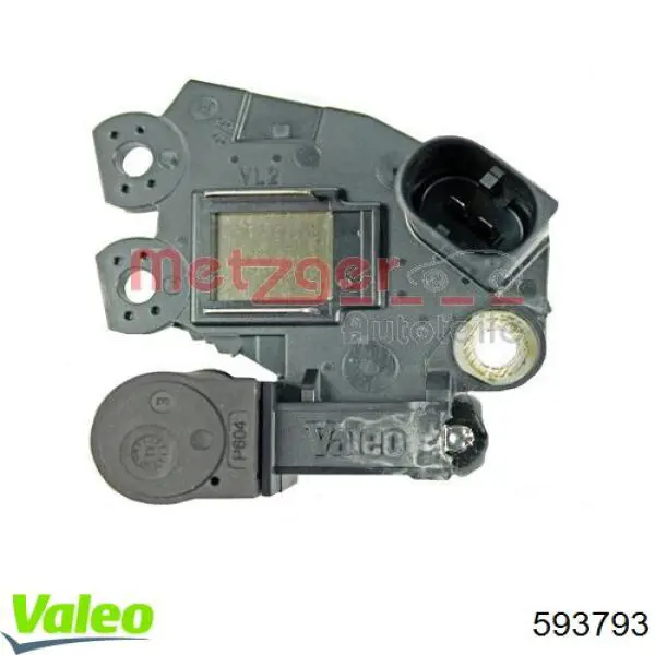 Do koszyka 593793 VALEO Regulator alternatora (przekaźnik ładowania)