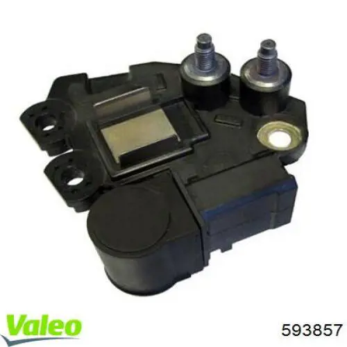 Do koszyka 593857 VALEO Regulator alternatora (przekaźnik ładowania)