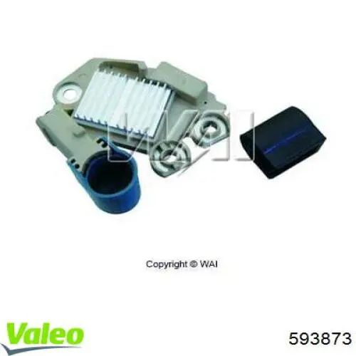 Do koszyka 593873 VALEO Regulator alternatora (przekaźnik ładowania)
