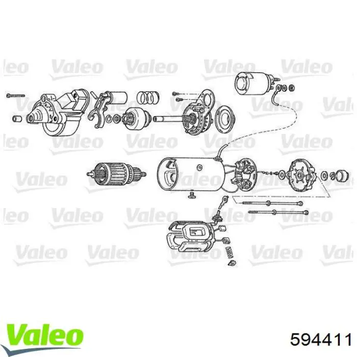 594411 VALEO elektromagnes rozrusznika