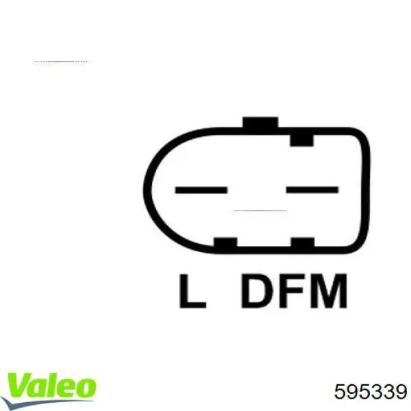 595339 VALEO Regulator alternatora (przekaźnik ładowania)