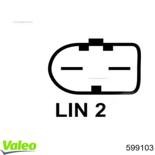 Do koszyka 599103 VALEO Regulator alternatora (przekaźnik ładowania)