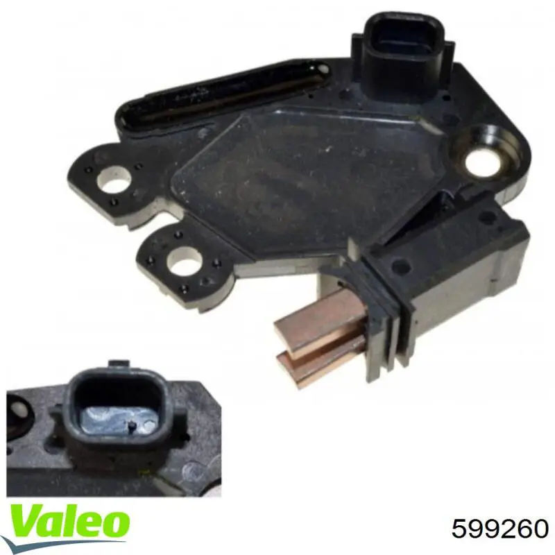 Do koszyka 599260 VALEO Regulator alternatora (przekaźnik ładowania)