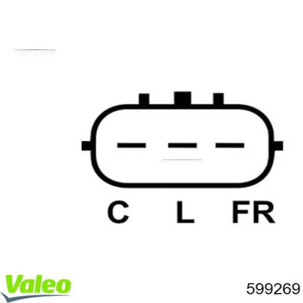 Regulator alternatora (przekaźnik ładowania) 599269 VALEO