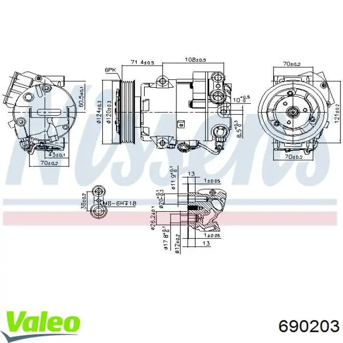 Do koszyka 813909 VALEO Sprężarka klimatyzacji