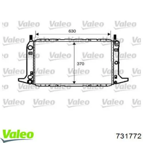 Chłodnica silnika do Ford Scorpio II GFR, GGR