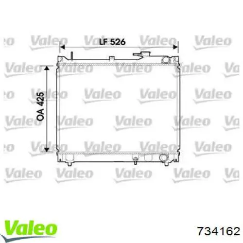 Chłodnica silnika VALEO 734162 cena, od 112,39 USD