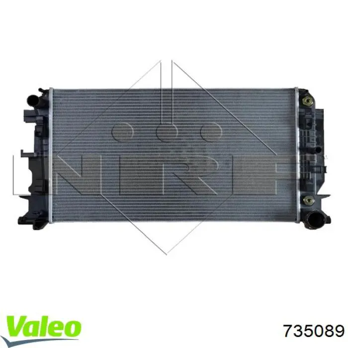 Do koszyka 735089 VALEO Chłodnica silnika