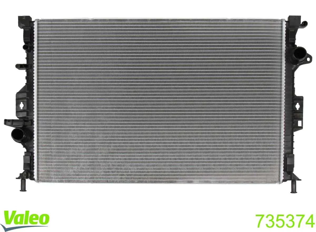 Chłodnica silnika VALEO 735374 cena, od 110,63 USD