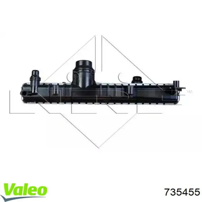 Do koszyka 735455 VALEO Chłodnica silnika