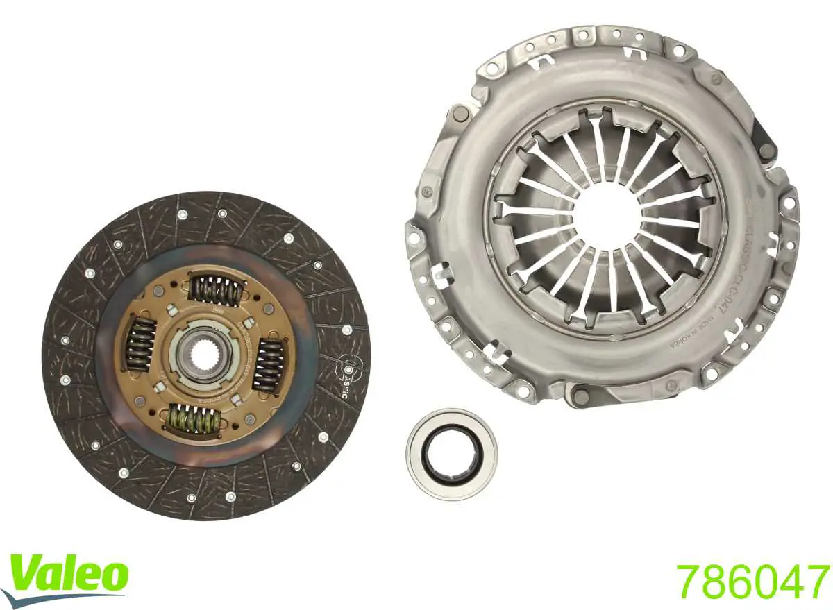 786047 VALEO Zestaw sprzęgła (3 części)