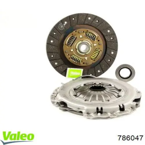 Do koszyka 786047 VALEO Zestaw sprzęgła (3 części)